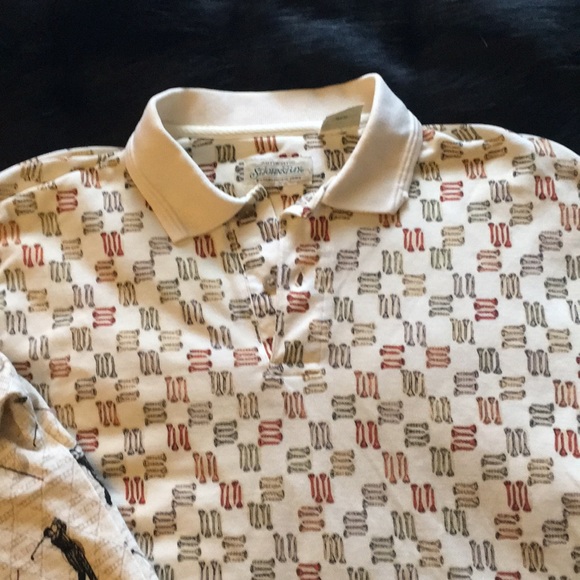 Set of 2 Golf Polo Shirts St John’s Bay Sz M - Picture 2 of 5